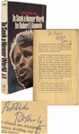 Robert F. Kennedy Signed Copy of His Book To Seek a Newer World